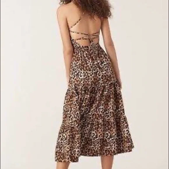 Leopard 🐆 printed size 8 Tigerlily brand new summer dress - Picture 8 of 8